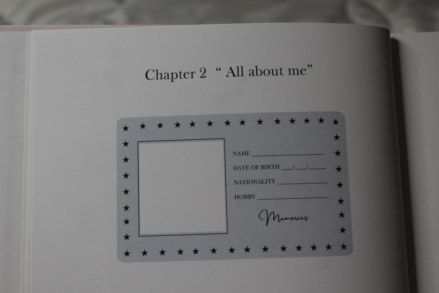 Standard memories book