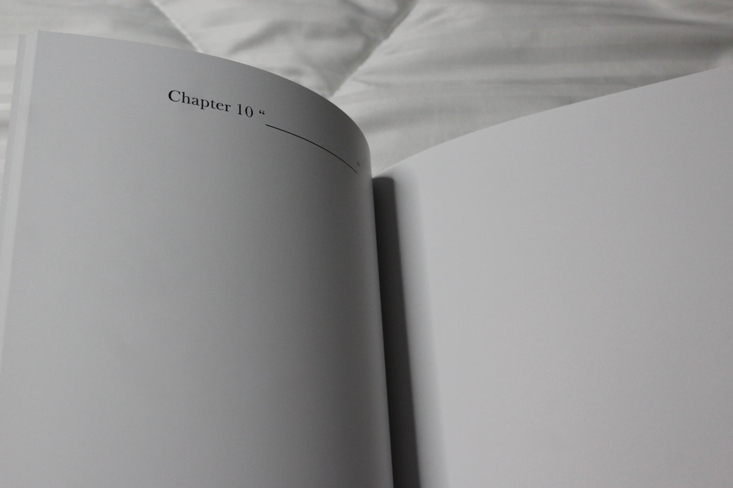 One Chapter at a Time